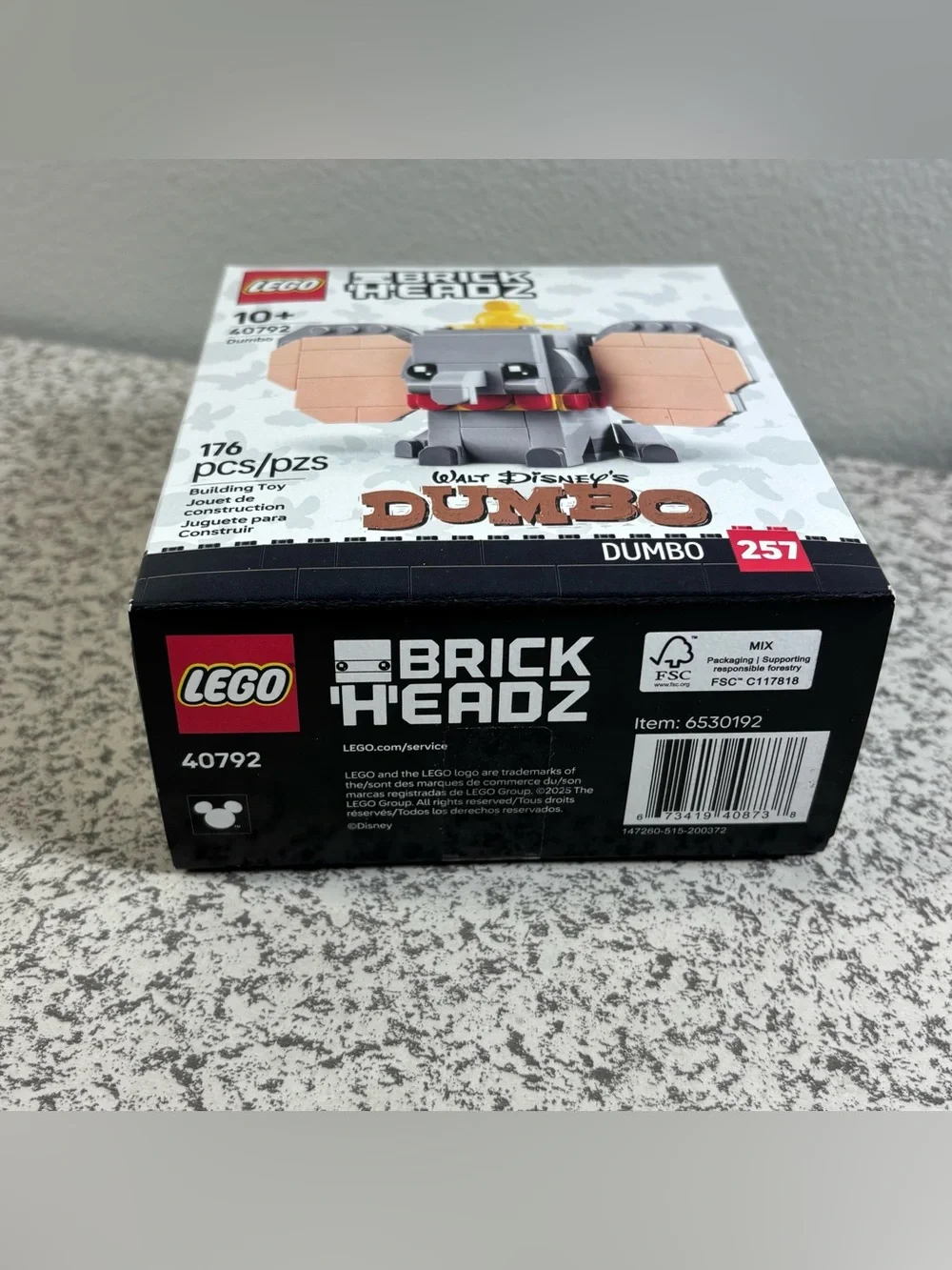 LEGO 40792 Brickheadz Disney Dumbo Retired Set Kit New